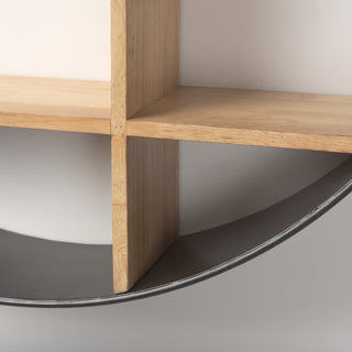 Mercana Hector Round Wall Shelf