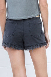 Allie Black Jean Shorts