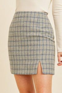 Grace Plaid Mini Skirt