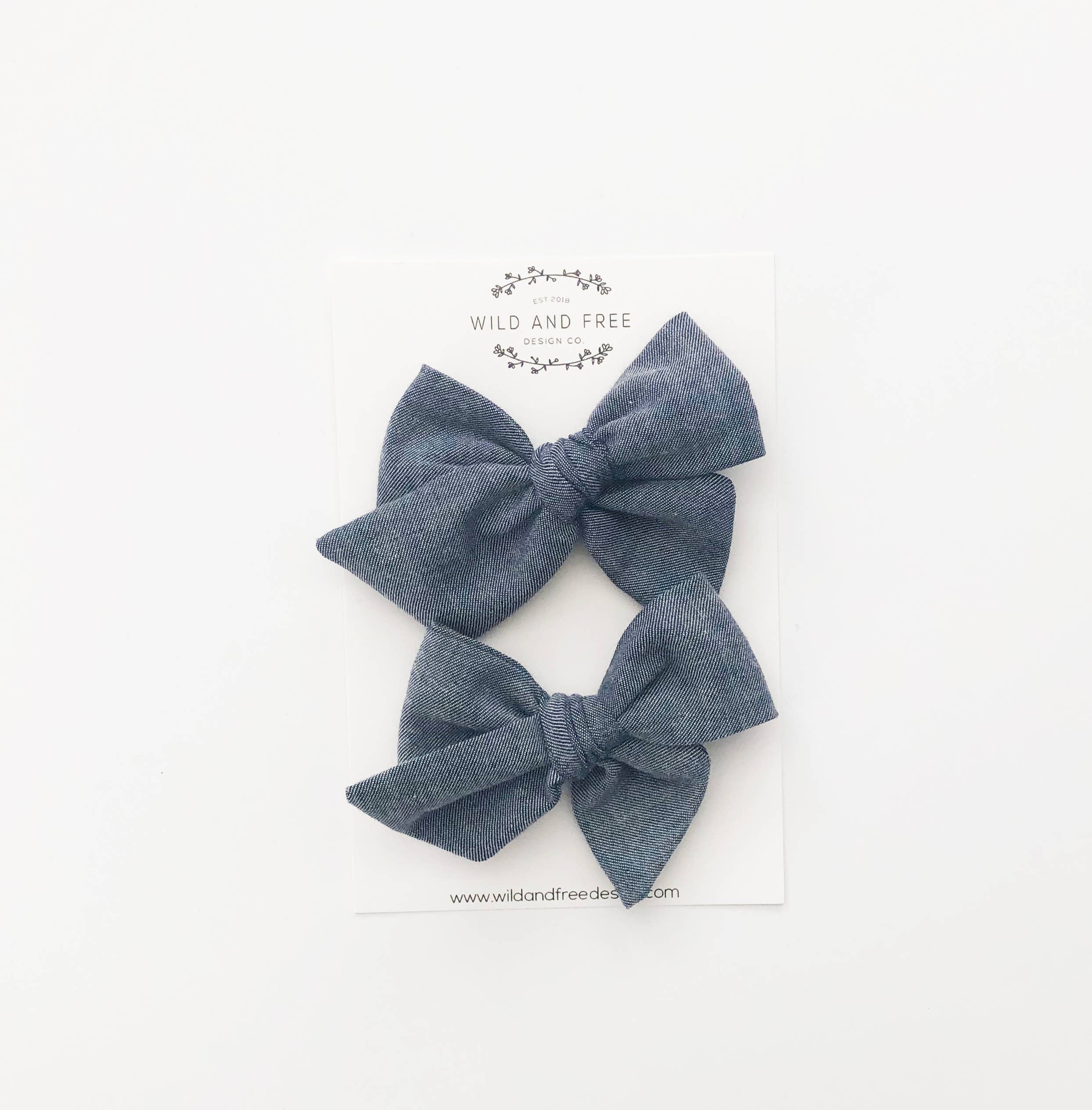Wild and Free Pigtail Bow Sets