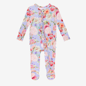 Posh Peanut Bellamy Footie Ruffled Onesie