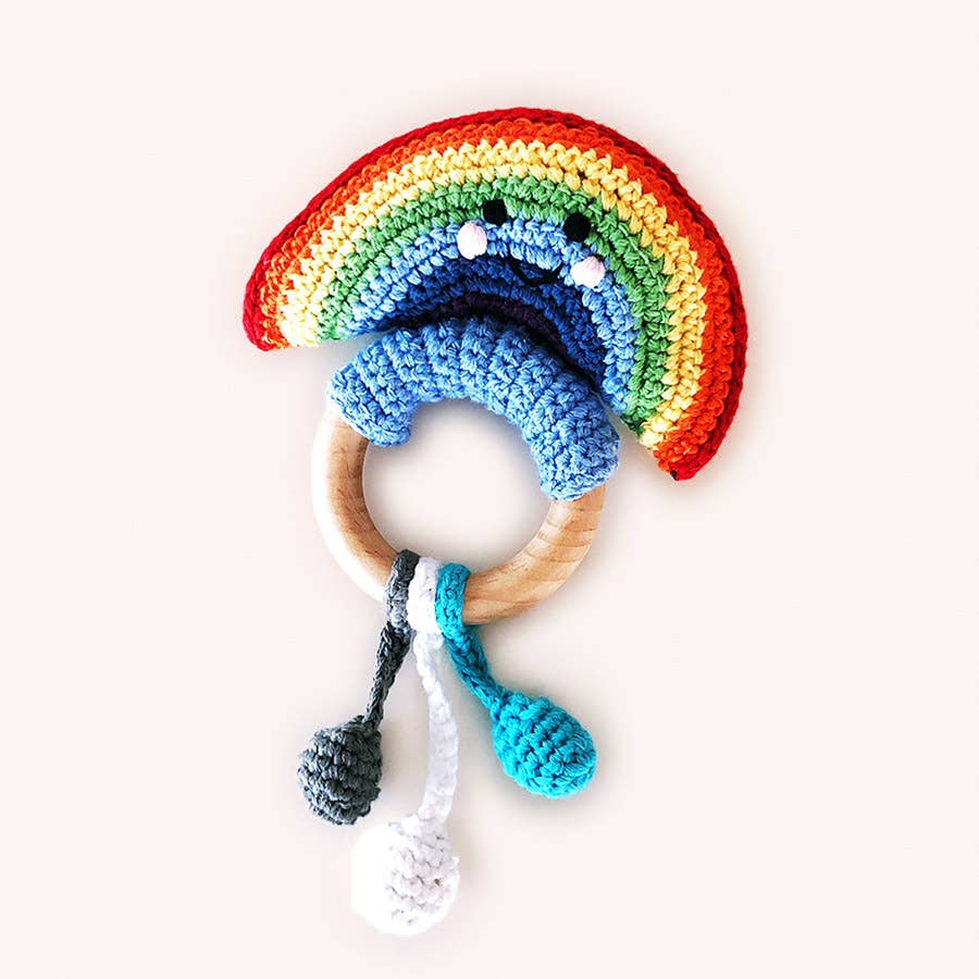 Pebble Organic Wooden Teething Ring