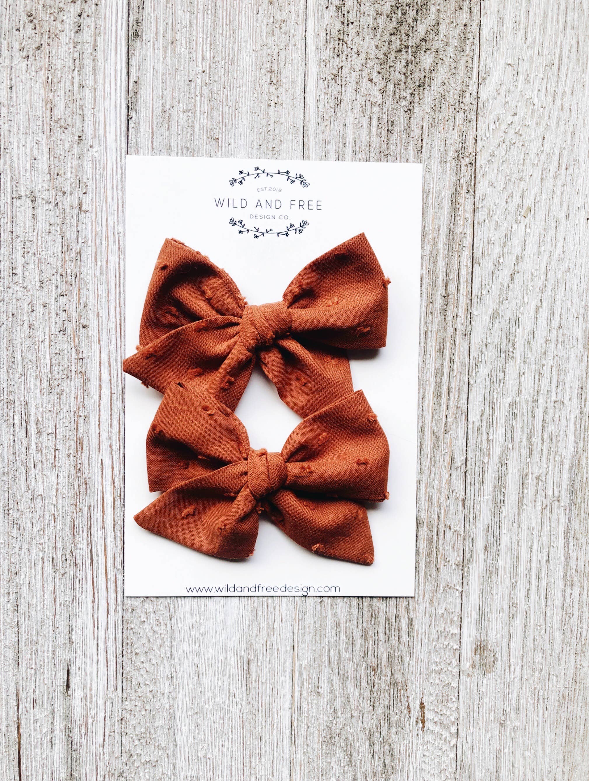 Wild and Free Pigtail Bow Sets