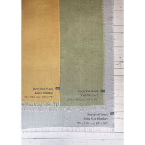 Tartan Recycled Wool Blanket Herringbone Collection