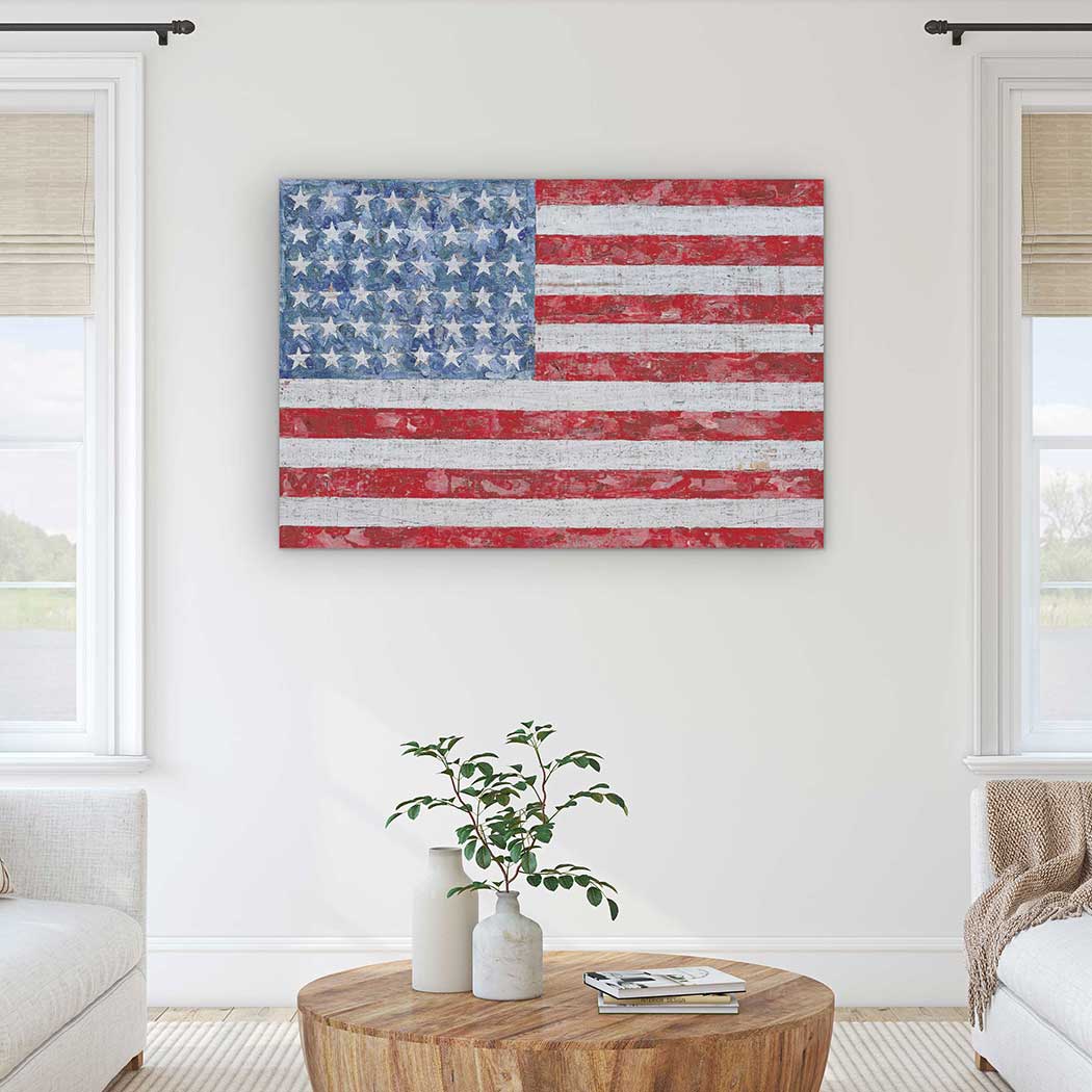 Weather Resistant American Flag Sign
