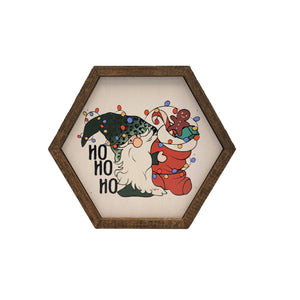 Hexagon Christmas Signs