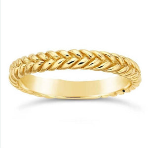 Tumbleweed Solid Gold Ring Collection