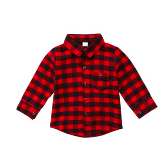 Commons Boys Adventure Buffalo Plaid Button Down