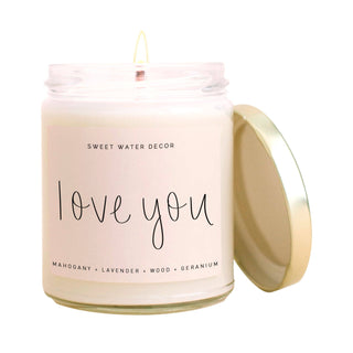 Sweet Water Gold Lid Candle Collection