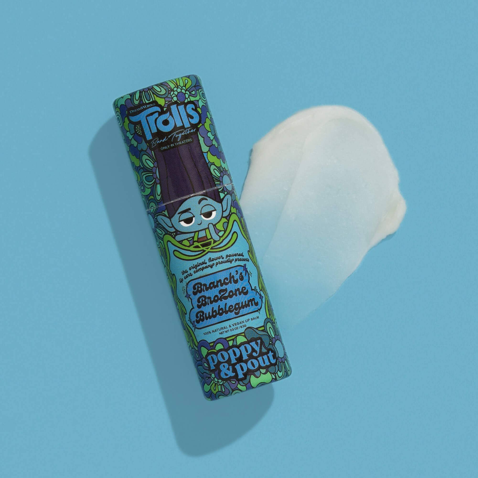 Poppy & Pout "Trolls 3" Bubblegum Lip Balm