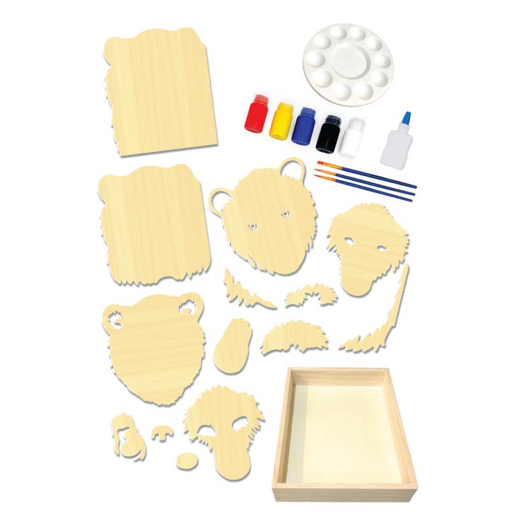 BeginAgain Get Stacked Paint & Puzzle Kit
