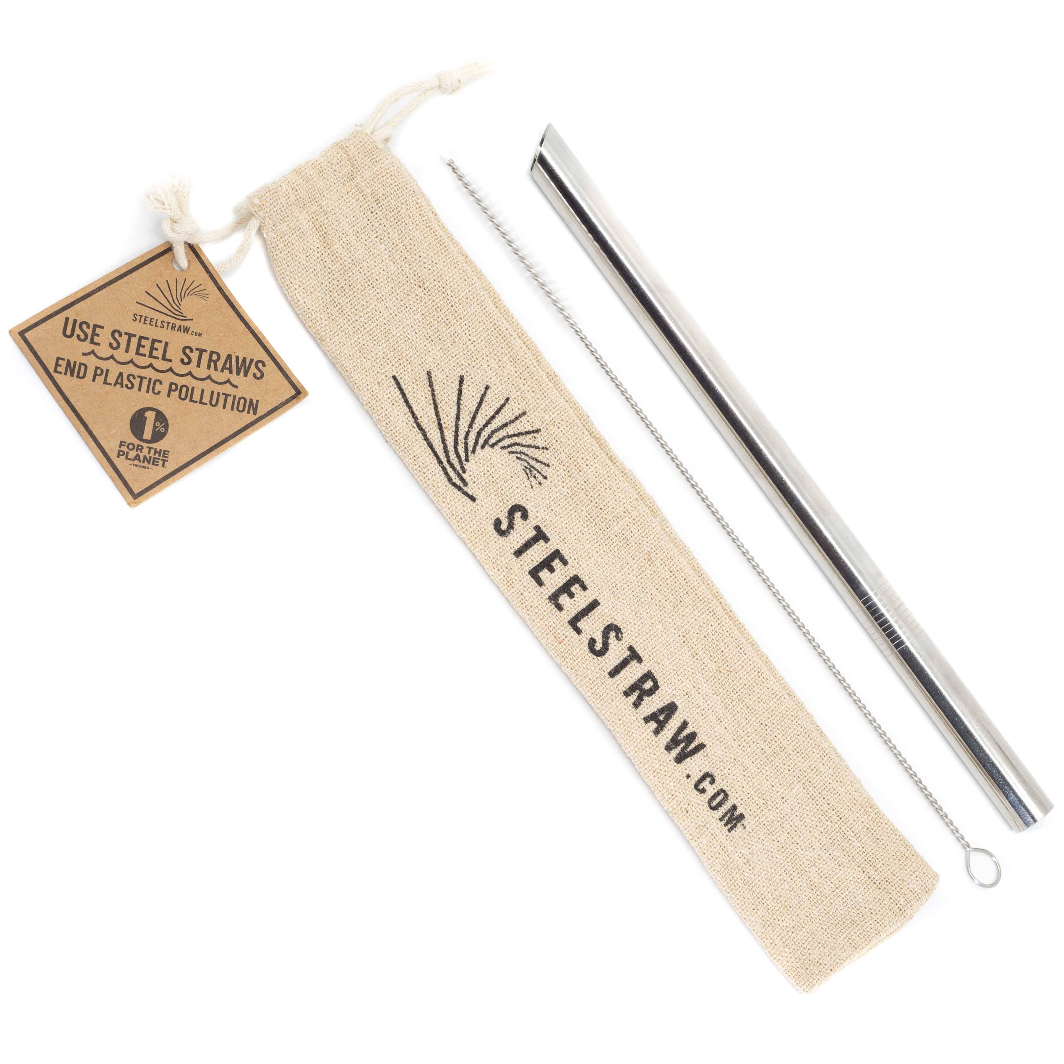Commons Single Reusable Metal Straw Set