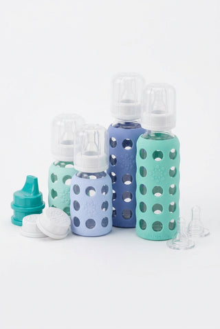 Glass Baby Bottle Starter Kit