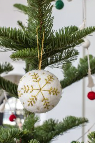 Fabric Felt Ornaments Round