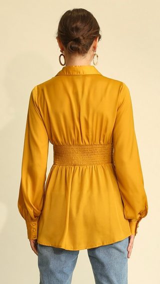 Jennifer Satin Corset Tunic