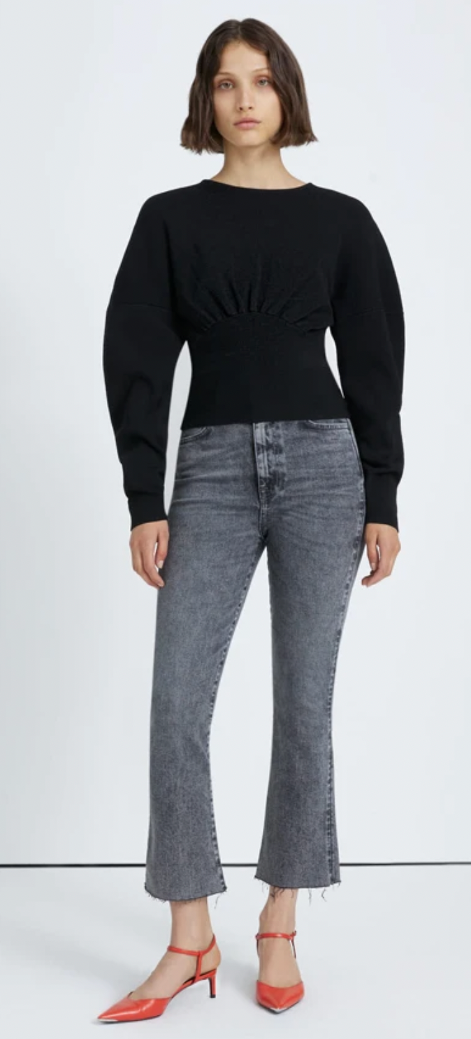 7 for all Mankind Bodycon Ribbed Sweater Top