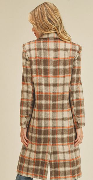 Brienna Plaid Coat