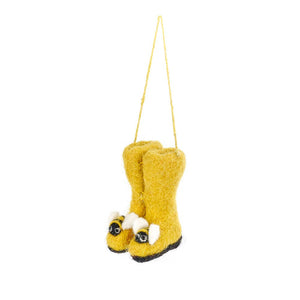 Felt So Good Bumblebee Wellington Boots