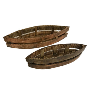 Set Of 2 Boat Shaped Bowls
