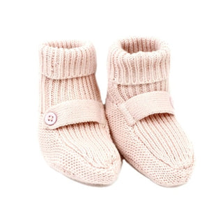 Viverano Knit Color Button Booties