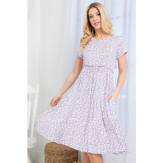 Fiona Short Sleeve Tunic Dress