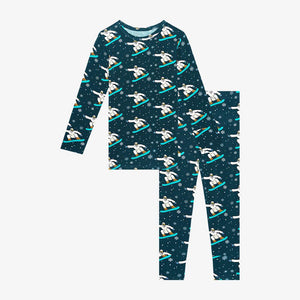 Posh Peanut Yeti Long Sleeve Pajama Set