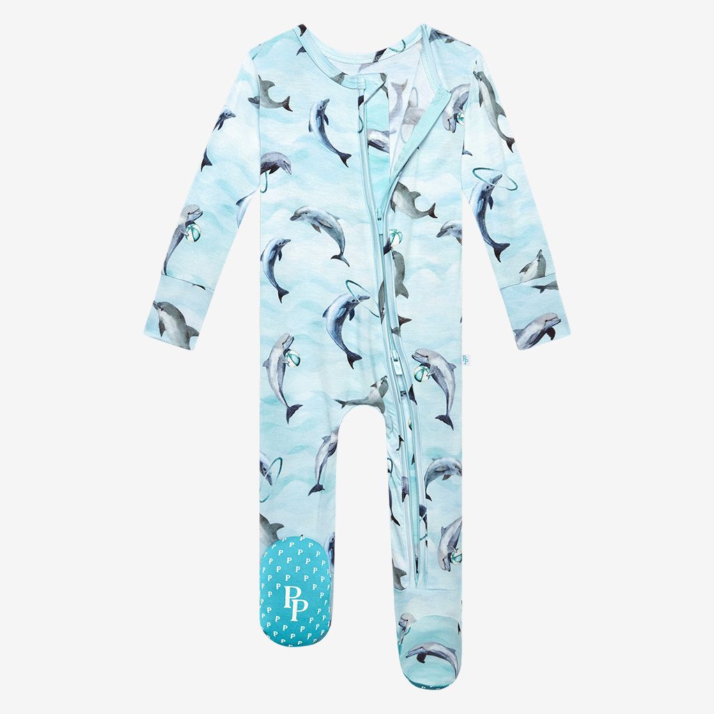 Posh Peanut Skipper Footie Onesie