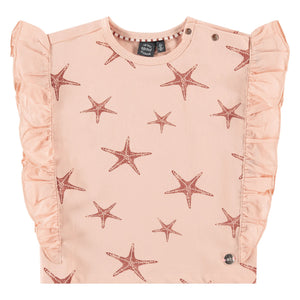 Babyface Girls Sleeveless Sweat top Starfish Ruffle