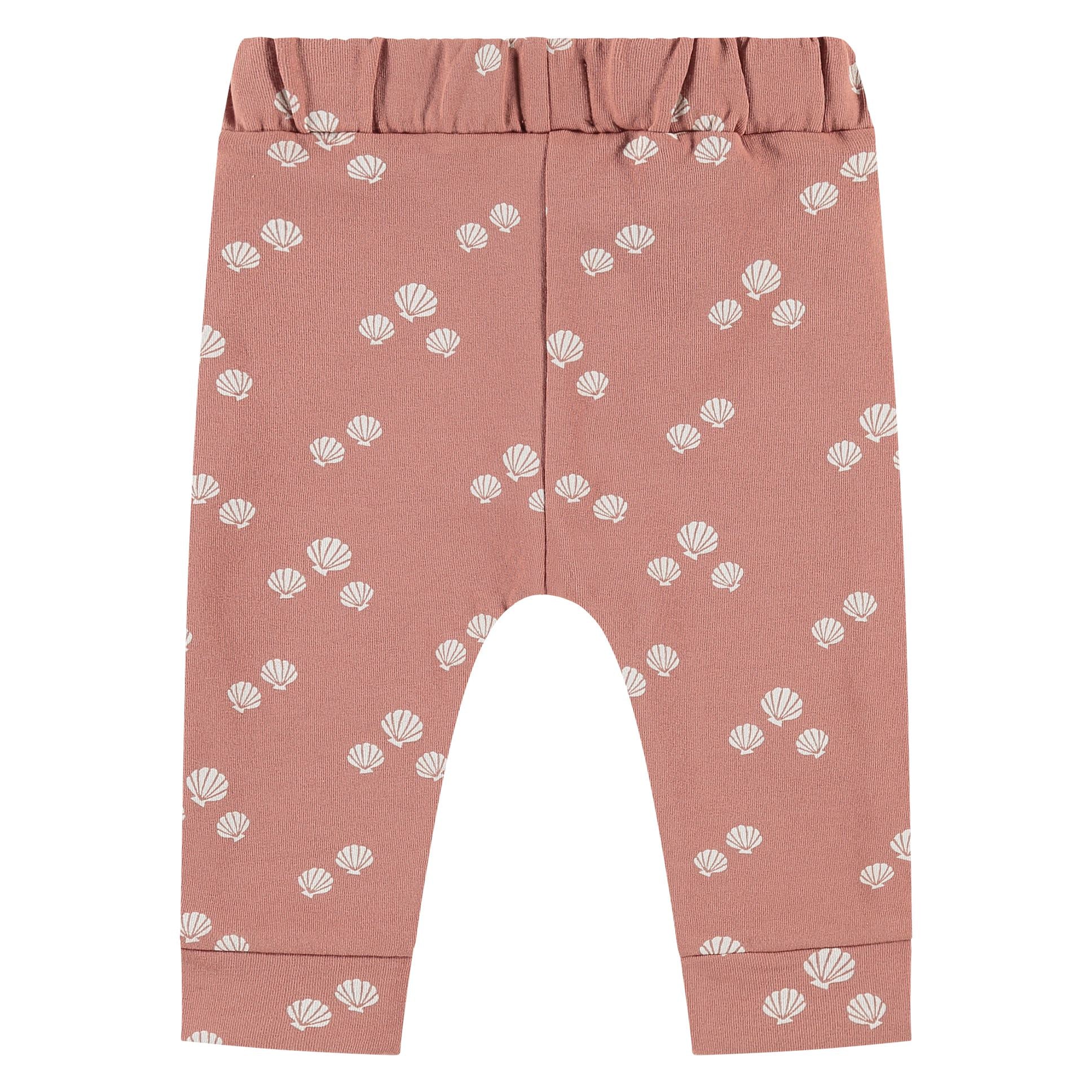 Babyface Baby Girl Sweatpants Pattern Redwood Shells