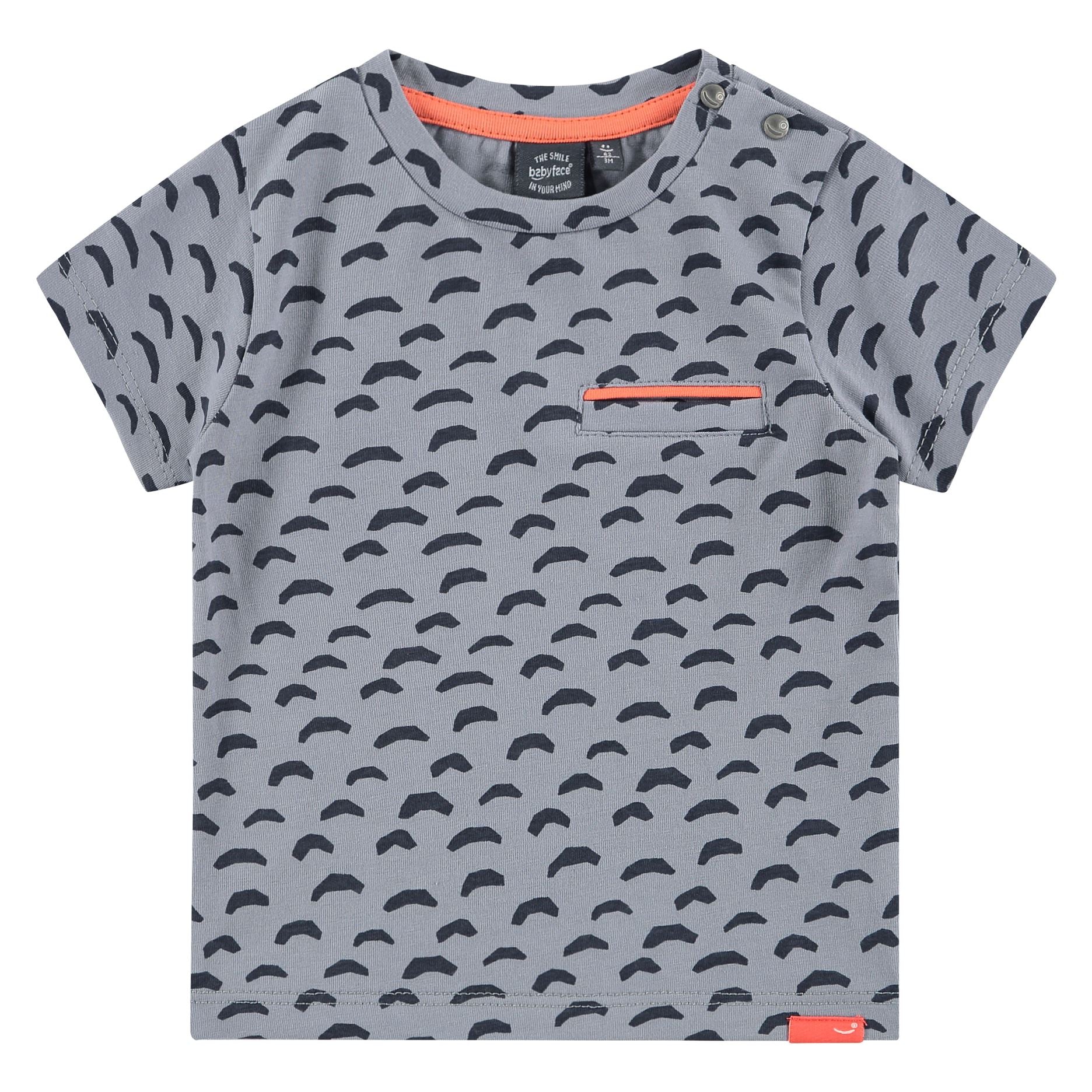 Babyface Baby Boy Patterned Pocket Tee