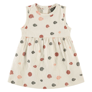 Babyface Baby Girl Dress Pattern Fishies