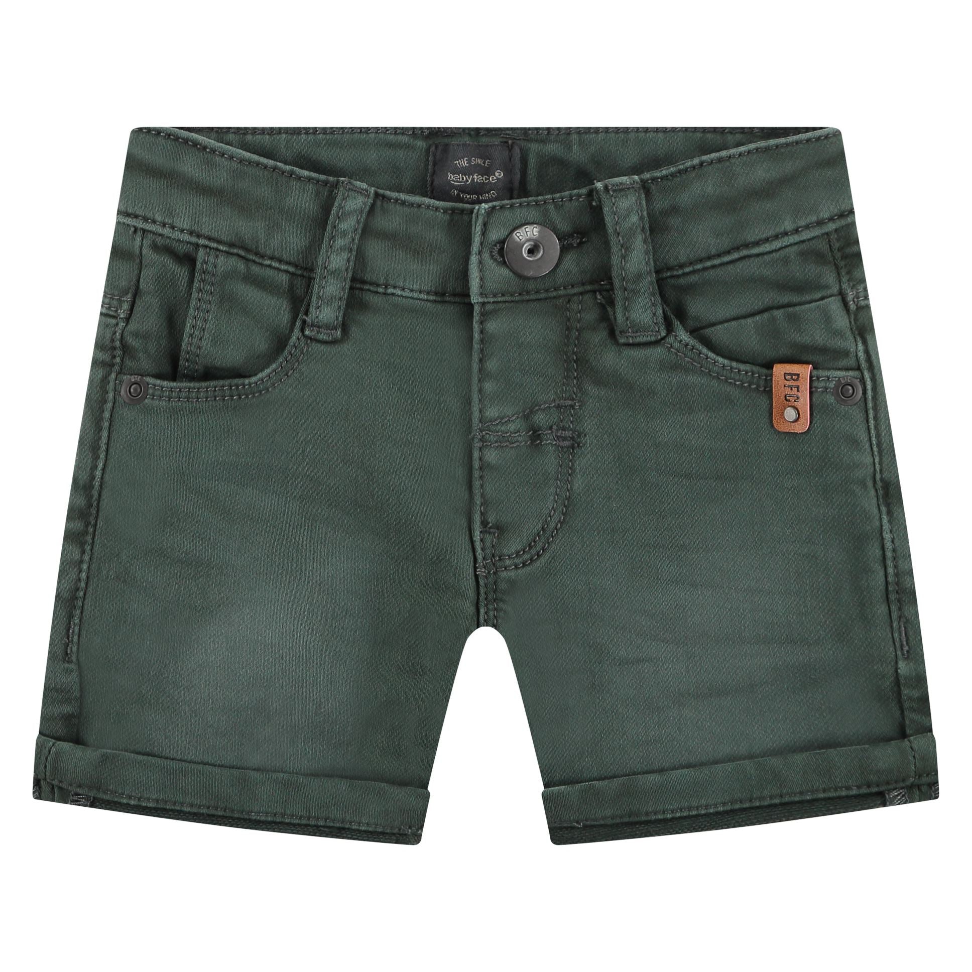 Babyface Boy Shorts Dark Green Denim