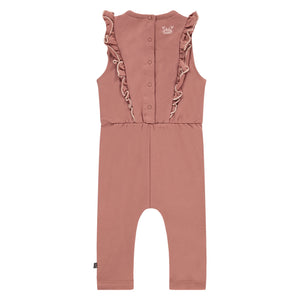 Babyface Baby Girl Jumpsuit ruffle Redwood