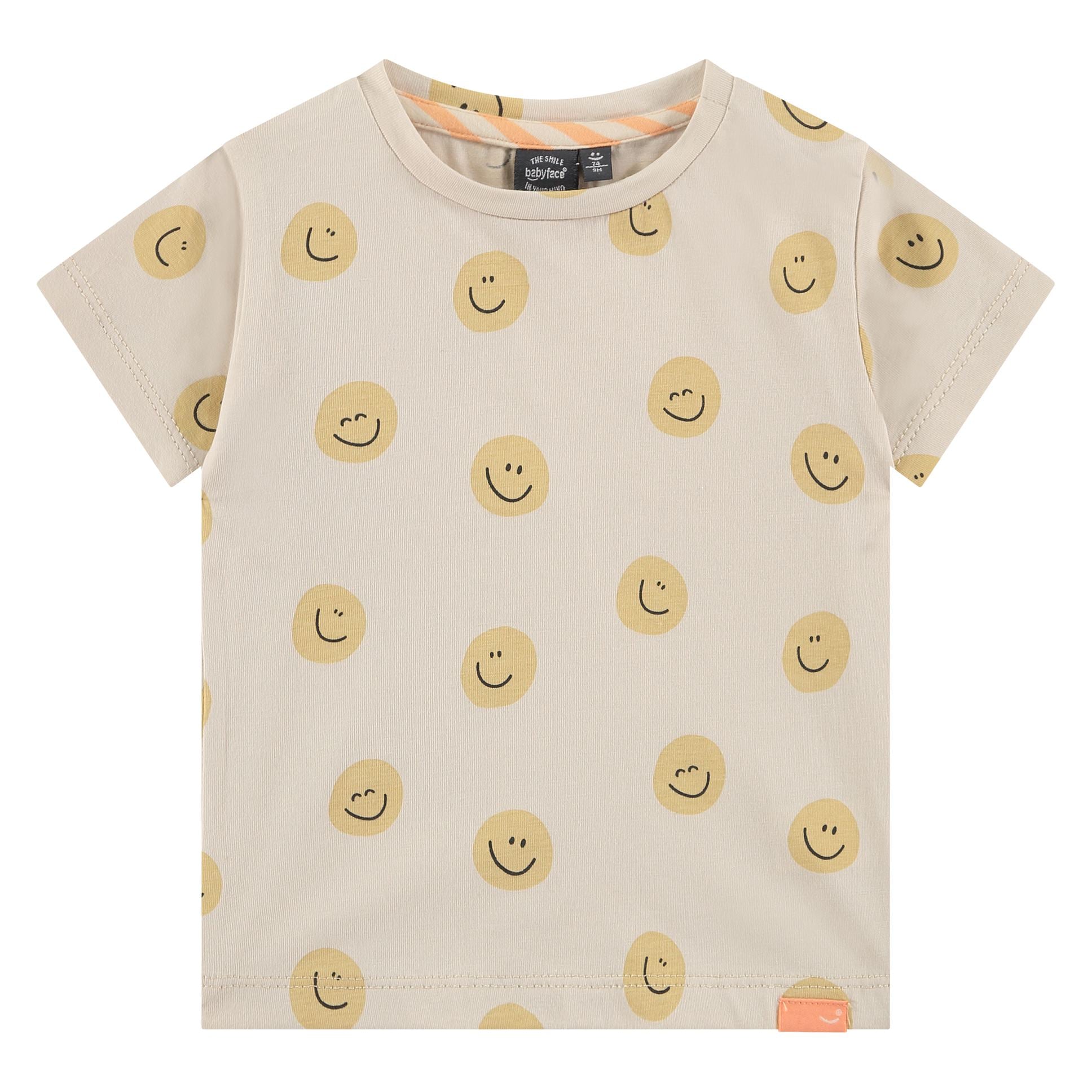 Babyface Baby Boy Tee Yellow Smile